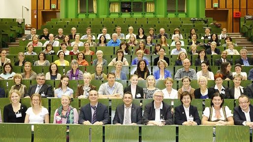 Group picture of participants of an EB conference.
