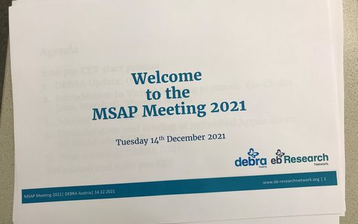First slide stating Welcome to the MSAP Meeting 2021